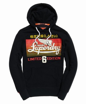 Superdry Limited Icarus Lite Férfi Kapucnis Pulóver Sötétkék | JYXRU4780